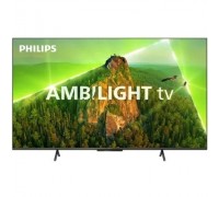 Philips 43PUS8108/60, 4K Ultra HD, серебристый, СМАРТ ТВ, New Philips Smart TV