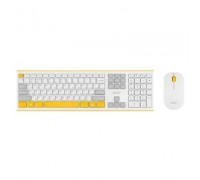 OCC200 ZL.ACCEE.002 Комплект (клавиатура+мышь) кл/мышь: бел/желт WLS slim