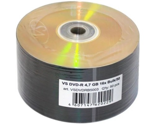 и VS DVD-R 4,7 GB 16x Bulk/50 (VSDVDRB5003)