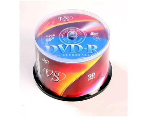 и VS DVD-R 4,7 GB 16x CB/50 (VSDVDRCB5001)