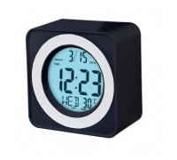 Perfeo Часы-будильник Bob, чёрный, (PF-F3616) время, температура PF_C3742