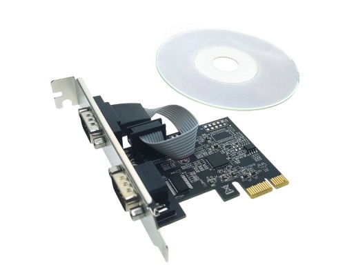 Espada PCI-E, 2S port, AX99100, (PCIe2SAX) (45805)