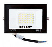 Rexant 605-032 Прожектор светодиодный СДО 30Вт 2400Лм 4000K нейтральный свет, черный корпус