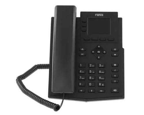 Телефон IP Fanvil X303G c б/п черный