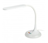 ЭРА Б0048591 Настольный светильник NLED-481-10W-W светодиодный с основанием белый, выбор цветовой температуры, диммер, RGB ночник в основании