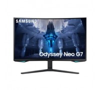 LCD Samsung 31.5 S32BG752NI Odyssey Neo G7 черный VA 3840x2160 165Hz 1ms 178/178 350cd 3300:1 10bit 2xHDMI2.1 Displayport1.4 2xUSB3.0 FreeSync(Prem Pro) G-Sync Pivot VESA ls32bg752nixci