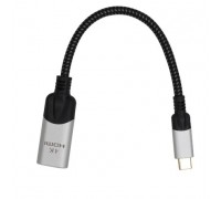 Aдаптер USB 3.1 Type-Cm --&gt; HDMI A(f) 4K@60Hz, 0.15m ,Alum ,VCOM &lt;CU423MV-4K&gt;