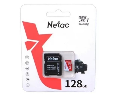 Micro SecureDigital 128GB Netac (NT02P500ECO-128G-R) NT02P500ECO-128G-R