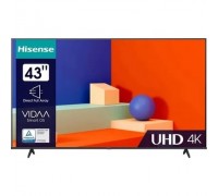 Hisense 43 43A6K Frameless черный 4K Ultra HD 60Hz DVB-T DVB-T2 DVB-C DVB-S DVB-S2 USB WiFi Smart TV