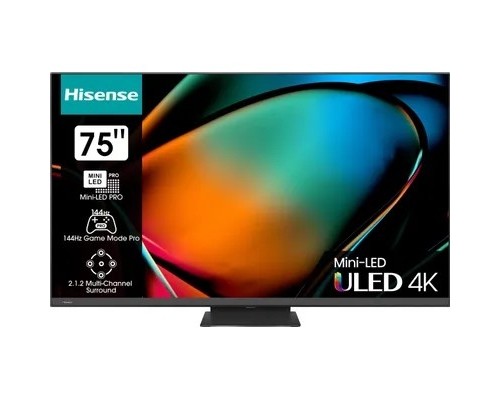 Hisense 55 55U8KQ темно-серый 4K Ultra HD 120Hz DVB-T DVB-T2 DVB-C DVB-S DVB-S2 USB WiFi Smart TV