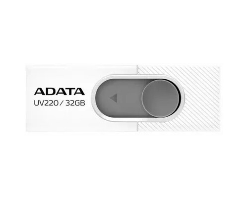 A-DATA Flash Drive 32GB UV220 USB2.0, белый и серый auv220-32g-rwhgy