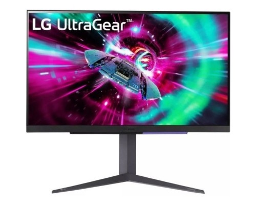 LCD LG 27 27GR93U-B UltraGear черный IPS 3840x2190 144Hz 1ms 400cd 2xHDMI DisplayPort HDR10 DisplayHDR400 USB 27gr93u-b.aruz