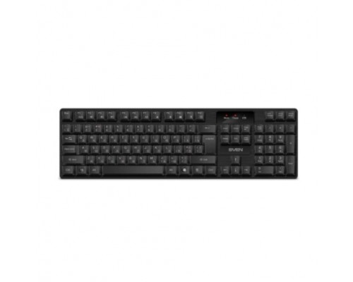 Беспроводная клавиатура Sven KB-C2300W чёрная (104кл.)