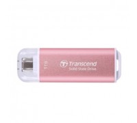 Флеш-накопитель/ Transcend External SSD ESD300C 1 TB, Type C, 10Gbps (3.2 Gen2), R/W 1050/950MB/s, 60.1x20x7.8 mm, 9g,Pink