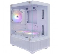 1STPLAYER MIKU Mi2-A White / mATX / 3x120mm LED fans / Mi2-A-WH-2F1R-W-1F1-W