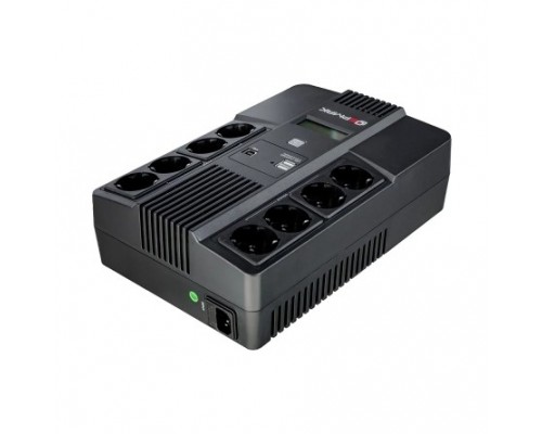 ИБП Линейно-интерактивный 1000 ВА/600 Вт, 8xSchuko, ЖК, 2 х USB, ШхГхВ 309х293х93мм., вес 6.4кг.