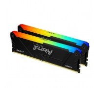 DIMM 32Gb 2х16Gb DDR4 PC28800 3600MHz Kingston Fury Beast RGB Black (KF436C18BB2AK2/32)