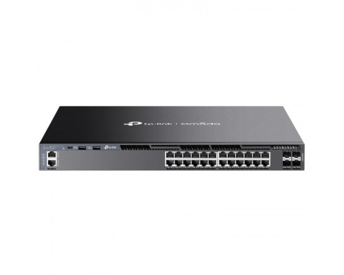 TP-Link SG6428X Стекируемый управляемый коммутатор 3-го уровня Omada с 24 гигабитными портами и 4 портами SFP+