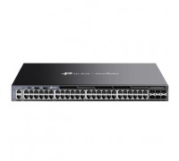 TP-Link SG6654X Стекируемый управляемый коммутатор 3-го уровня Omada с 48 гигабитными портами и 6 портами SFP+