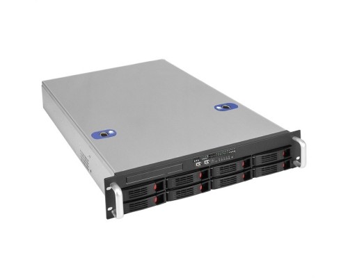 Exegate EX294562RUS Серверная платформа ExeGate Pro 2U660-HS08 &lt;RM 19, высота 2U, глубина 660, Redundant БП 2x800W, 8xHotSwap, USB&gt;