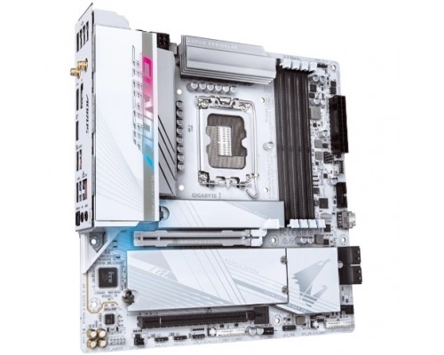 Gigabyte B760M AORUS ELITE X AX Soc-1700 Intel B760 4xDDR5 mATX AC`97 8ch(7.1) 2.5Gg RAID+HDMI+DP