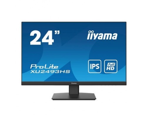 LCD IIYAMA 23.8 XU2493HS-B5 черный IPS 1920x1080 75Hz 250cd HDMI DisplayPort M/M HAS Pivot