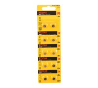 Kodak AG1 (364) LR621 LR60 KAG1-10 Max Button Cell (100/1000/98000) (10 шт. в уп-ке)