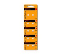 Kodak AG2 (396) LR726, LR59 KAG2-10 Max Button Cell (100/1000/98000) (10 шт. в уп-ке)