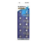 Pleomax AG2 (396) LR726, LR59 Button Cell (100/1000/98000) (10 шт. в уп-ке)