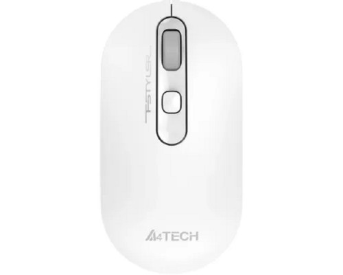 A-4Tech Fstyler FG20S белый/серый оптическая (2000dpi) silent беспроводная USB для ноутбука (3but)