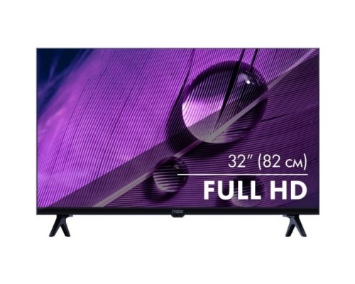 32 Телевизор HAIER Smart, FULL HD, черный, СМАРТ ТВ, Android DH1U66D03RU