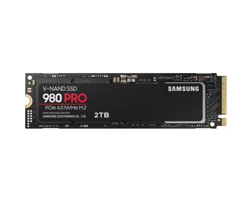 SSD Samsung 980 PRO MZ-V8P2T0B/AM 2ТБ, M.2 2280, PCIe 4.0 x4, NVMe, M.2, rtl