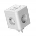 RITMIX RM-043 White Сетевой фильтр с кнопкой питания 16А, 4 розетки, 3 USB 80003358