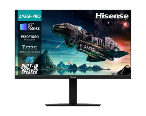 LCD Hisense 27 27G5F-PRO черный IPS 1920x1080 165Hz 1ms 250cd D-Sub HDMI M/M Ex