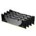 Память оперативная/ Kingston 32GB 2666MHz DDR4 CL13 DIMM (Kit of 4) FURY Renegade Black