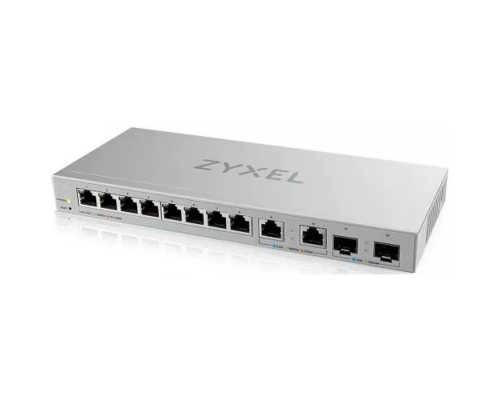 Zyxel XGS1210-12-ZZ0102F Multi-Gigabit Smart L2 Switch, 8xGE, 2x1/2.5GE, 2xSFP+, Desktop, Silent