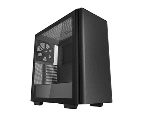 MidiTower Deepcool CK500 black (ATX, без БП, 2xUSB3.2 Type-A+USB3.2 Type-C) (R-CK500-BKNNE2-G-1)