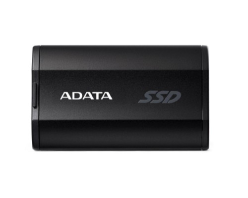 Твердотельный накопитель/ ADATA External SSD SD810, 1000GB, Type-C, USB 3.2 Gen2х2, up to R/W 2000/2000 MB/s, 72.7x44x12.2mm, Black (5 лет)