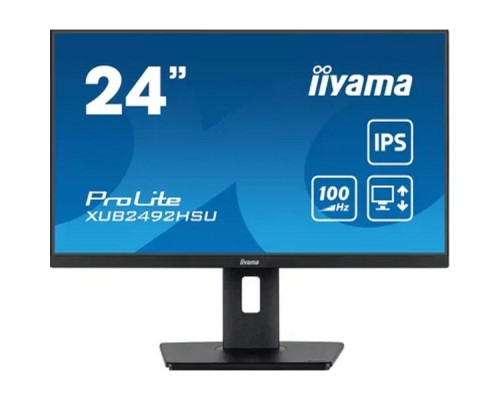 LCD IIYAMA 23.8 XUB2492HSU-B6 IPS 1920x1080 100Hz 0.4ms HDMI DisplayPort USB HAS Pivot Speakers