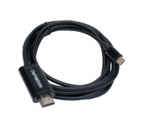 Гарнизон GCC-A-CM-HDMI-1.8M Кабель- с Type-C на HDMI v1.4, 1.8м, черный, пакет
