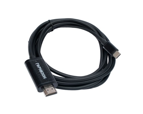 Гарнизон GCC-A-CM-HDMI-1.8M Кабель- с Type-C на HDMI v1.4, 1.8м, черный, пакет