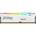Kingston 16GB 6000MT/s DDR5 CL40 DIMM FURY Beast White RGB XMP KF560C40BWA-16