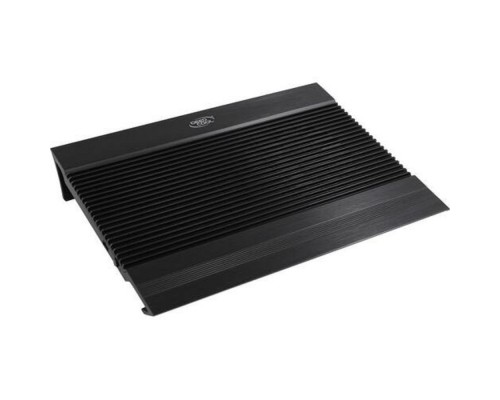 Подставка для охлаждения ноутбука DEEPCOOL N8 BLACK (8шт/кор, до 17, вентилятор 2x140мм, алюминий, черный, 2USB ) Retail box
