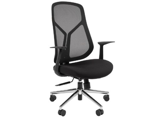 Офисное кресло Chairman CH588 черный пластик, черный (7146052)