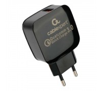 Cablexpert Зарядное устройство MP3A-PC-41 18Вт, 3А, QC3.0, 1xUSB, ,белый, пакет