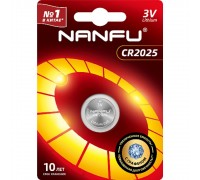 NANFU Батарейка литиевая 2025 (1 шт. в уп-ке)