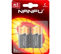 Nanfu Батарейка щелочная С (LR14 2B) (2 шт. в уп-ке)
