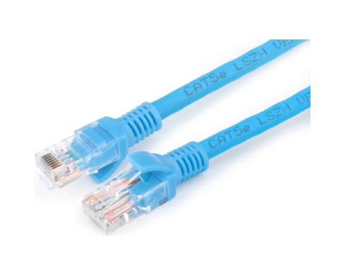 Cablexpert Патч-корд LSZH медный UTP кат.5e, 3м, литой, многожильный (синий) PP30-3M/B