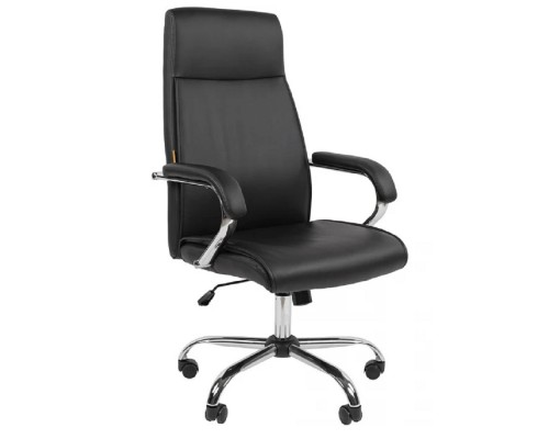 Офисное кресло Chairman CH425 экокожа, черный (7145977)