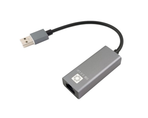 5bites Кабель-адаптер UA2-45-15BK USB2.0 / RJ45 100MB / AL / GREY